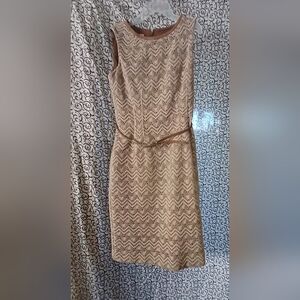 Anne Klein Strapless Cream Lace Dress